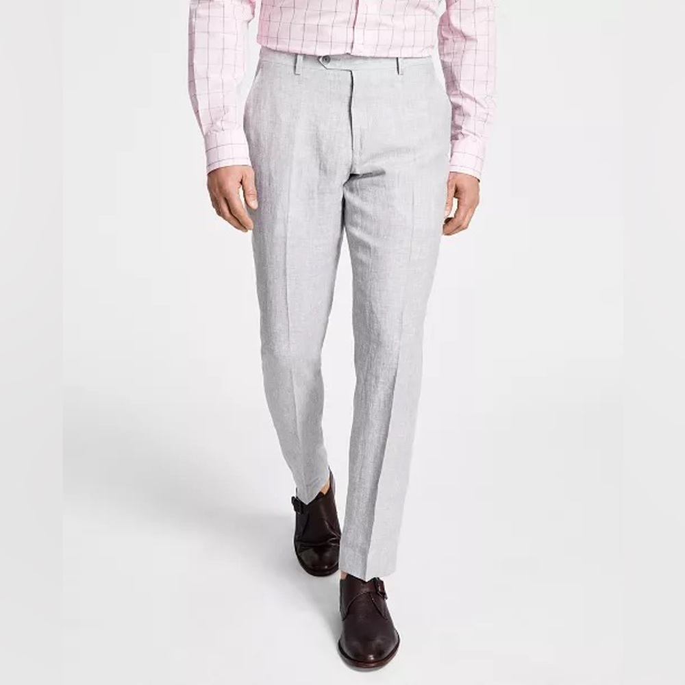 Light tan linen pants